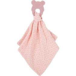 Nattou Doudou avec Anneau de Dentition en Silicone Rose 1 pièce