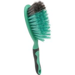 JVL Rubber Grip Dustpan Bristle Brush Set