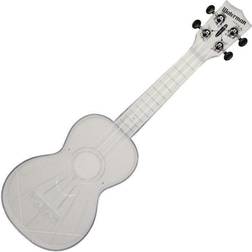 Kala Waterman Soprano Ukulele Ice Transparent