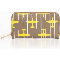 Trussardi Y Yellow Leather Wallet - ONESIZE