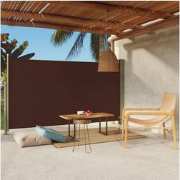 vidaXL Tenda Laterale Retrattile Per Patio 170x300 cm Marrone
