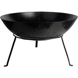 Gardenlife Braciere Rotondo In Metallo Su Supporto 59 x 28 cm