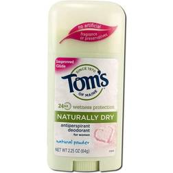 Tom's of Maine 2.25 Oz. Naturally Dry Antiperspirant Deodorant In Natural Powder