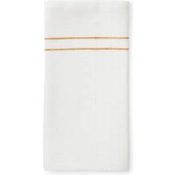 Menu Cressida Napkin Stofserviet Hvid, Gul (45x45cm)