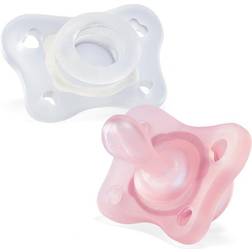 Chicco Chupete PhysioForma Mini Soft rosa transparente