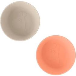 Done By Deer Kiddish Bowl 2-pack Raffi Sand/Coral