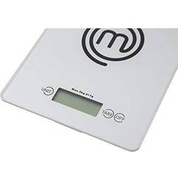 MasterChef Kitchen Scale, Wide Platform, 4mm Tempered Safety Touch Precision Strain