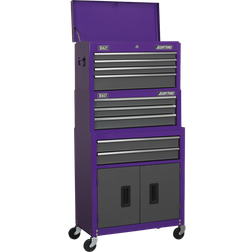 Sealey Rollcab Mid-Box & Topchest Stack Purple