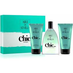 Aire De Sevilla Chic Gift Set Shower Gel 150ml + EdT 150ml + Moisturizing Cream 150ml