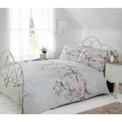 Rapport Furnishings Single Eloise Duvet Cover Grey, Silver, Multicolour