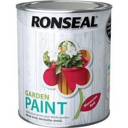 Ronseal 38269 Garden Paint Moroccan Wood Paint Red 0.75L