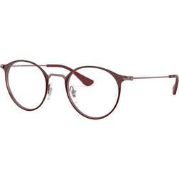 Ray-Ban RB6378 Genomskinlig röd Montura Klara Lentes polariserade 49-21