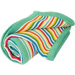 East Coast Nursery Silvercloud Knitted Blanket Multi Stripe