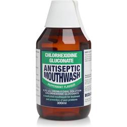 Ecolab Chlorhexidine Gluconate Antiseptic Mouthwash Peppermint Flavour 300ml