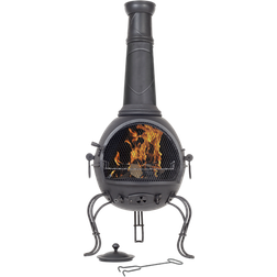 La Hacienda Murcia Medium Chimenea Firepit BBQ Garden