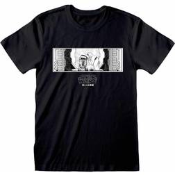 Star Wars Unisex Adult Obi Wan Kenobi T-Shirt (Black/White)