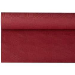 Papstar Nappe damassée, (l)1,2 x (L)8 m, bordeaux