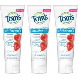 Tom's of Maine Fluoride Free Children's Silly Strawberry Toothpaste