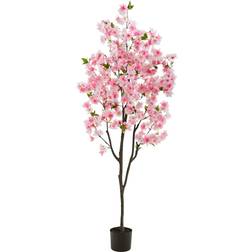 Nearly Natural 6Ft Potted Cherry Blossom Tree Artificial Plant