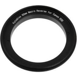 Fotodiox 62mm Filter Thread Reverse Mount Adapter Ring Nikon Lens Mount Adapter