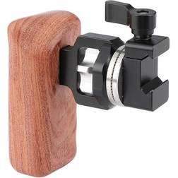 Quick Release Wooden Hand Grip with M6 ARRI Rosette