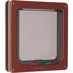 Cat Mate 4-way Lockable Door Brown Brown