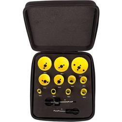 Starrett KFC11021 Deluxe Electricians Hole Saw Kit (13-Piece)