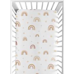 Sweet Jojo Designs Rainbow Girl Fitted Crib Baby