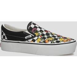 Vans Classic Platform Slip-Ons poppy checkrboard blk/mlt