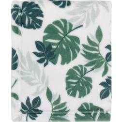 NoJo Little Love Palm Leaf Tropical Super Soft Baby Blanket