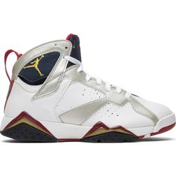 Nike Air Jordan 7 Retro M - White/Metallic Gold/Midnight Navy/True Red