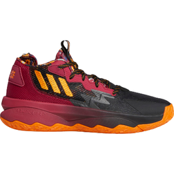 Adidas Dame 8 - Core Black/Bright Orange/Legacy Burgundy