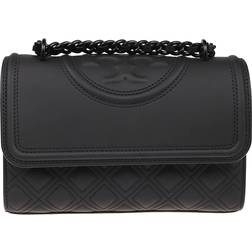 Tory Burch Fleming Matte Small Shoulder Bag - Black