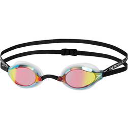 Speedo Fastskin Speedsocket Mirror Gafas de natación Unisex Adulto, Blanco/Espejo, Talla Única