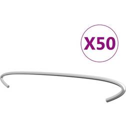 vidaXL gabionkroge 50 stk. galvaniseret