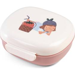 Sebra Lunch Box w/Divider Pixie Land