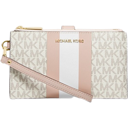 Michael Kors Adele Logo Stripe Smartphone Wallet - Pink