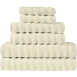 Truly Soft Everyday Zero Twist 6 Bath Towel Beige, White
