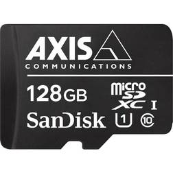 Axis Surveillance microSDXC Class10 UHS-I U1 80/50 MB/s 128GB +SD adapter