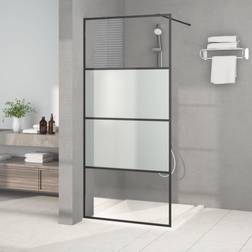 vidaXL Paroi De Douche Ecran Cloison 90x195 cm Verre ESG Demi-Dépoli