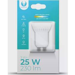 Forever LED-pære GU10 MR11 3W 230V 4500K 230ml