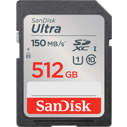 SanDisk SDXC Ultra 512GB 150mb/s C10 UHS-I