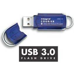 Integral Courier Encrypted USB 3.0 32GB Flash Drive INFD32GCOU3.0-197