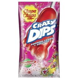 Chupa Chups Crazy Dips Caramella Leccalecca Aroma Fragola 14g