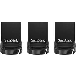 SanDisk Ultra Fit 32GB USB 3.1 (3-Pack)