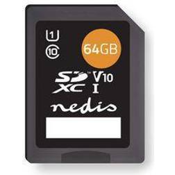 Nedis MSDC64100BK flash memory card 64 GB SDXC UHS-I