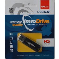 Imro BLACK/64GB USB-sticka USB Type-A 2.0 Svart