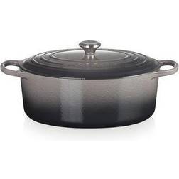 Le Creuset Oyster Signature med lock 6.38 L