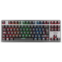 Krom Teclado Gaming Mecánico Compacto RGB