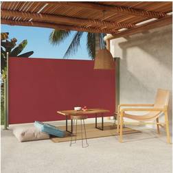 vidaXL Tenda Laterale Retrattile Per Patio 170x300 cm Rossa